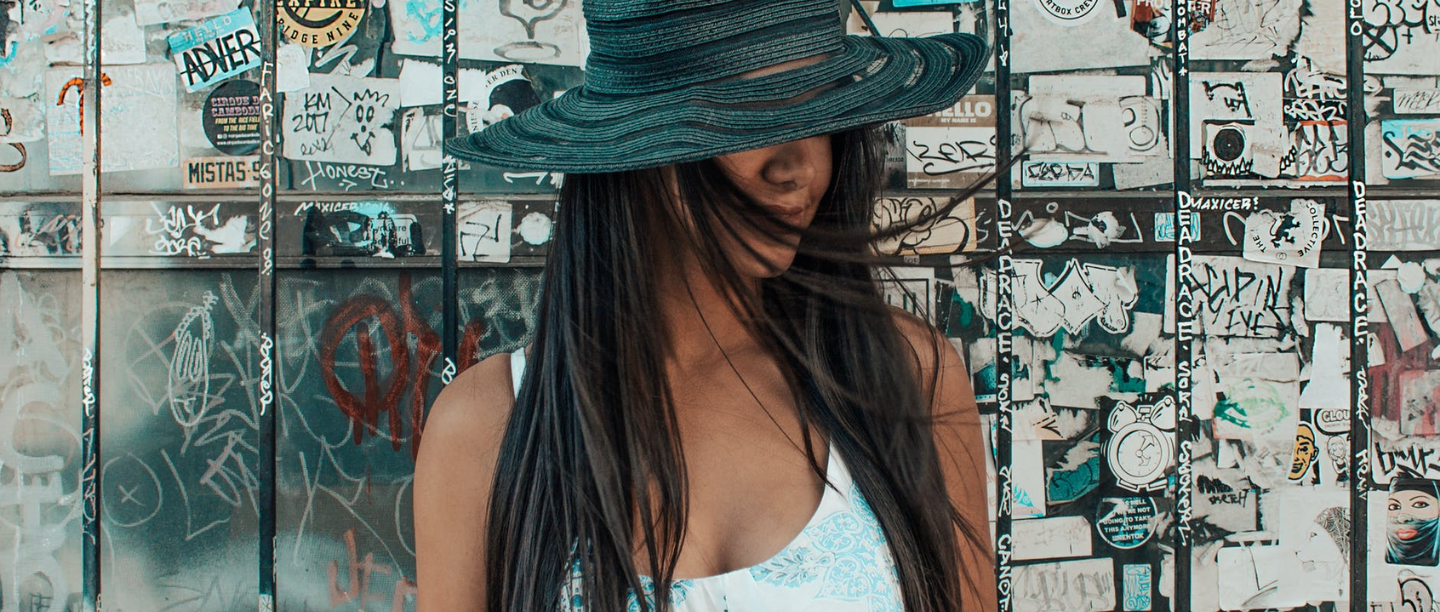 girl with hat