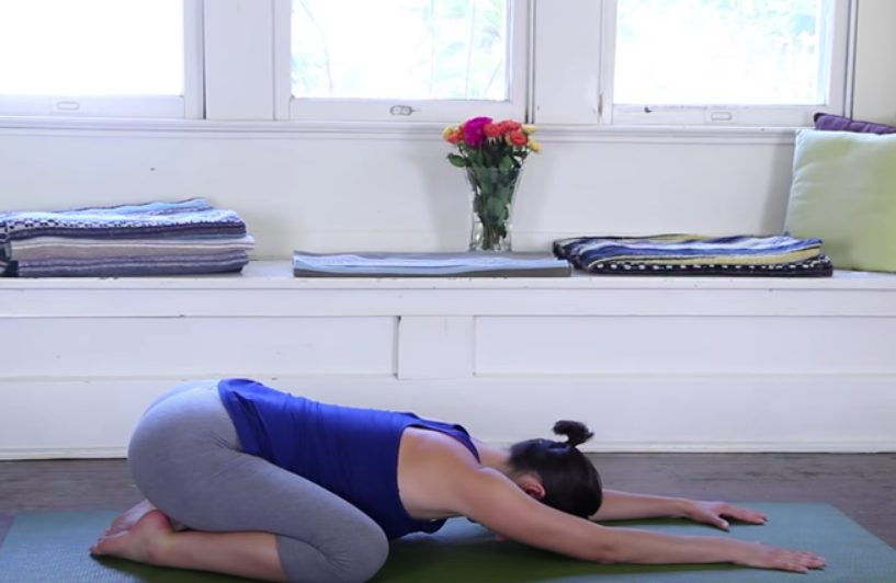 Child’s Pose - yoga for back pain