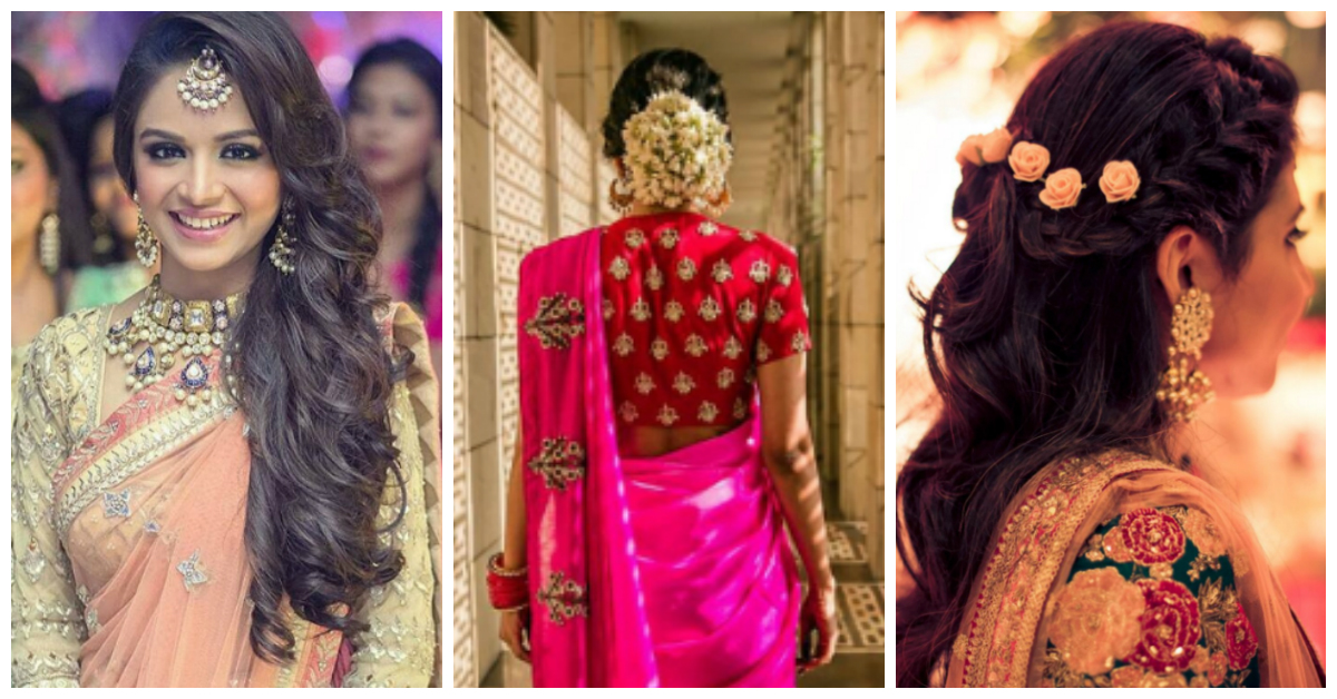 10 Pretty Ladies Sangeet Hairstyles For Bride And Her Besties | POPxo
