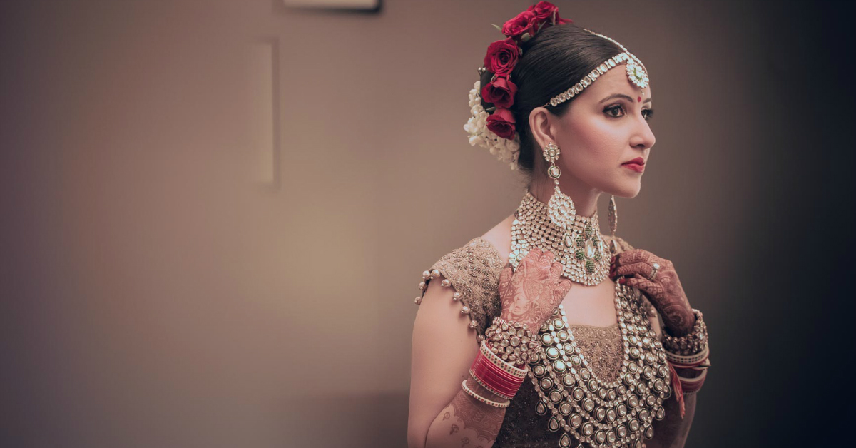 Indian Bridal Photo Shoot in Delhi Dulhan Makeup Photos  Photoportray