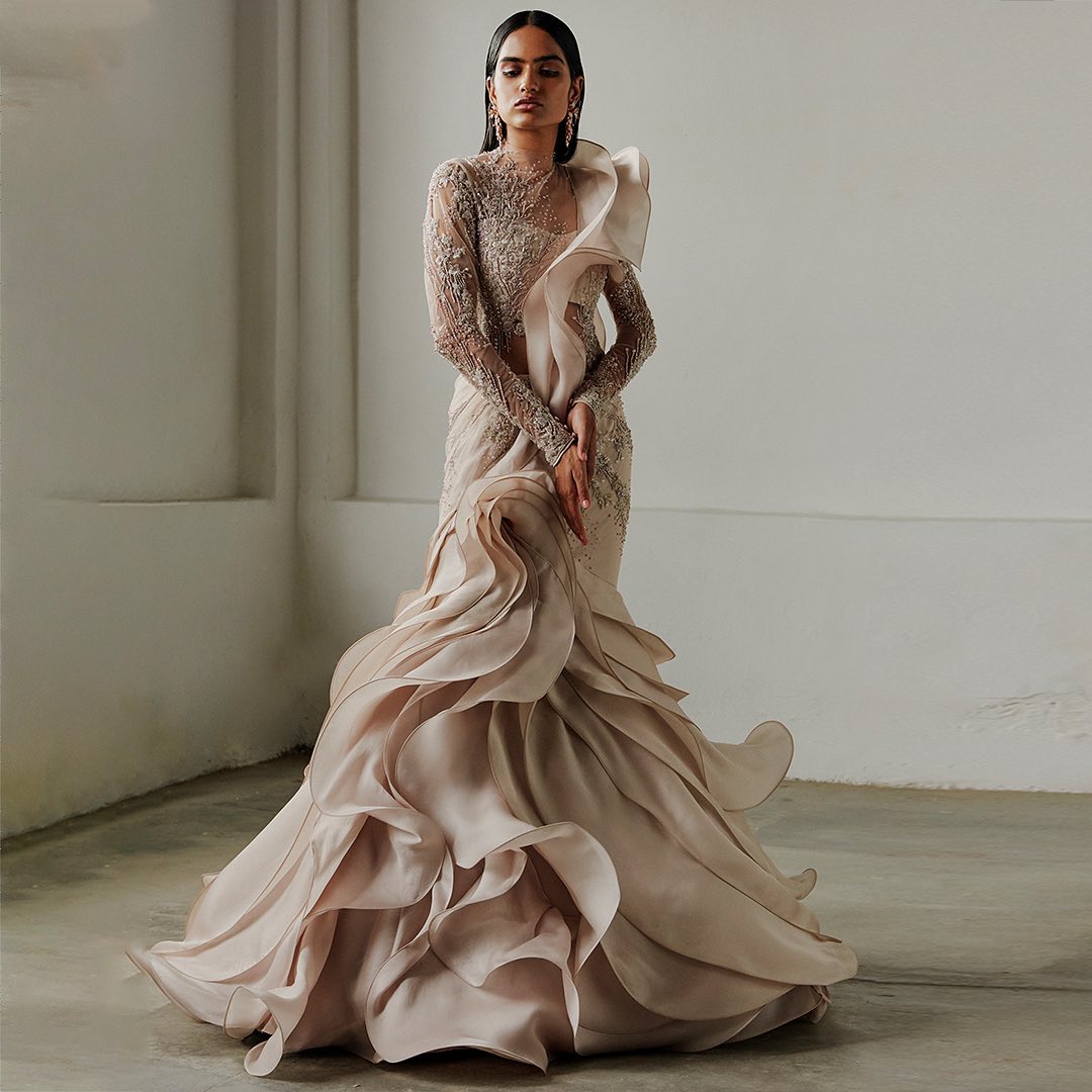 Latest) Indian Designer Evening Gown Design For Women 2023