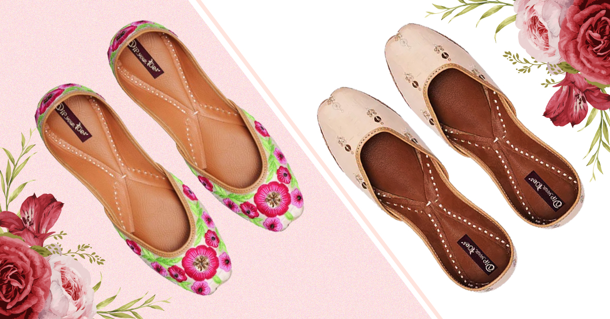 The *Prettiest* Juttis To Jazz Up Your Mehendi Look! (Under Rs 1,000)