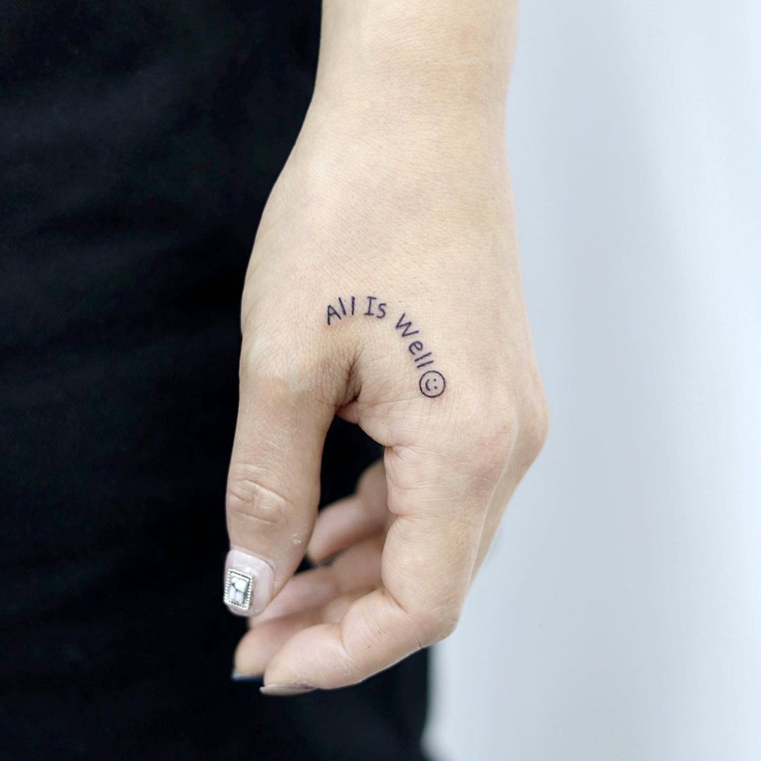 Heartbeat Tattoo On Finger For Girls