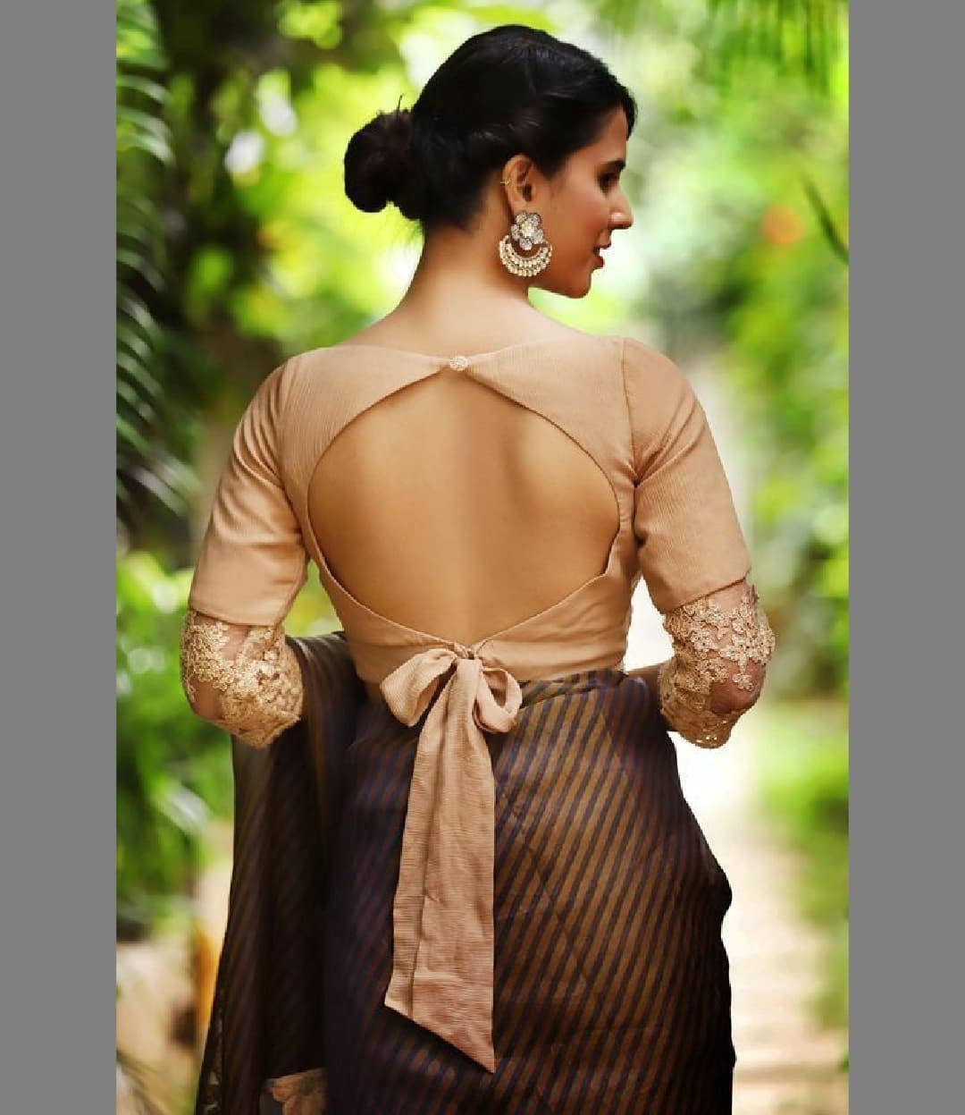 Beautiful Banarasi Saree Blouse designs by Tilfi