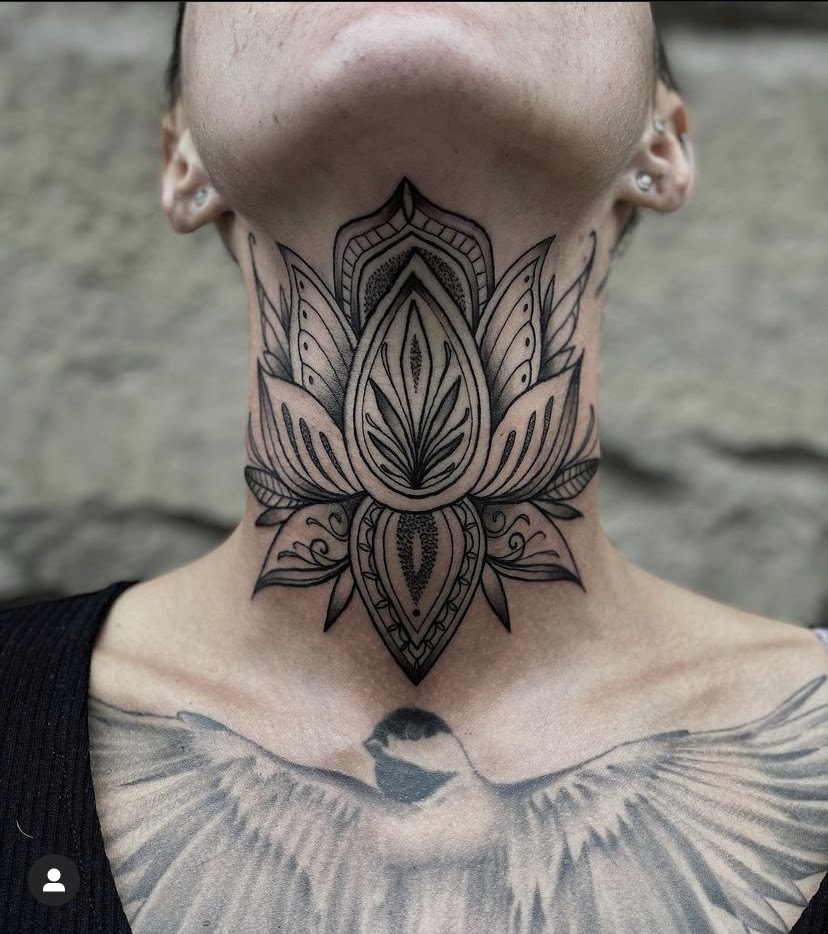 My favourite neck tattoo to date thoughts tattoo tattoos ink inked  art tattooartist tattooart tattooed tattoolife love artist  By  Paul Denniston  Facebook