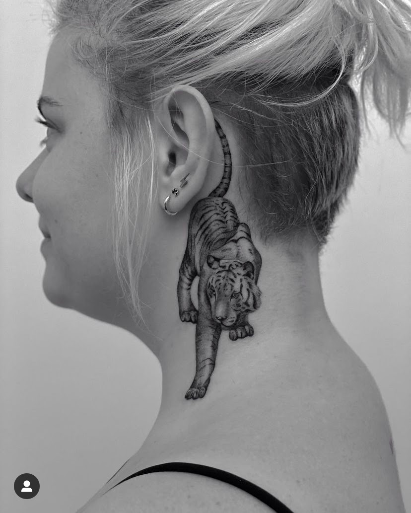 26 Coolest Neck Tattoos For Women 2023  Inspired Beauty