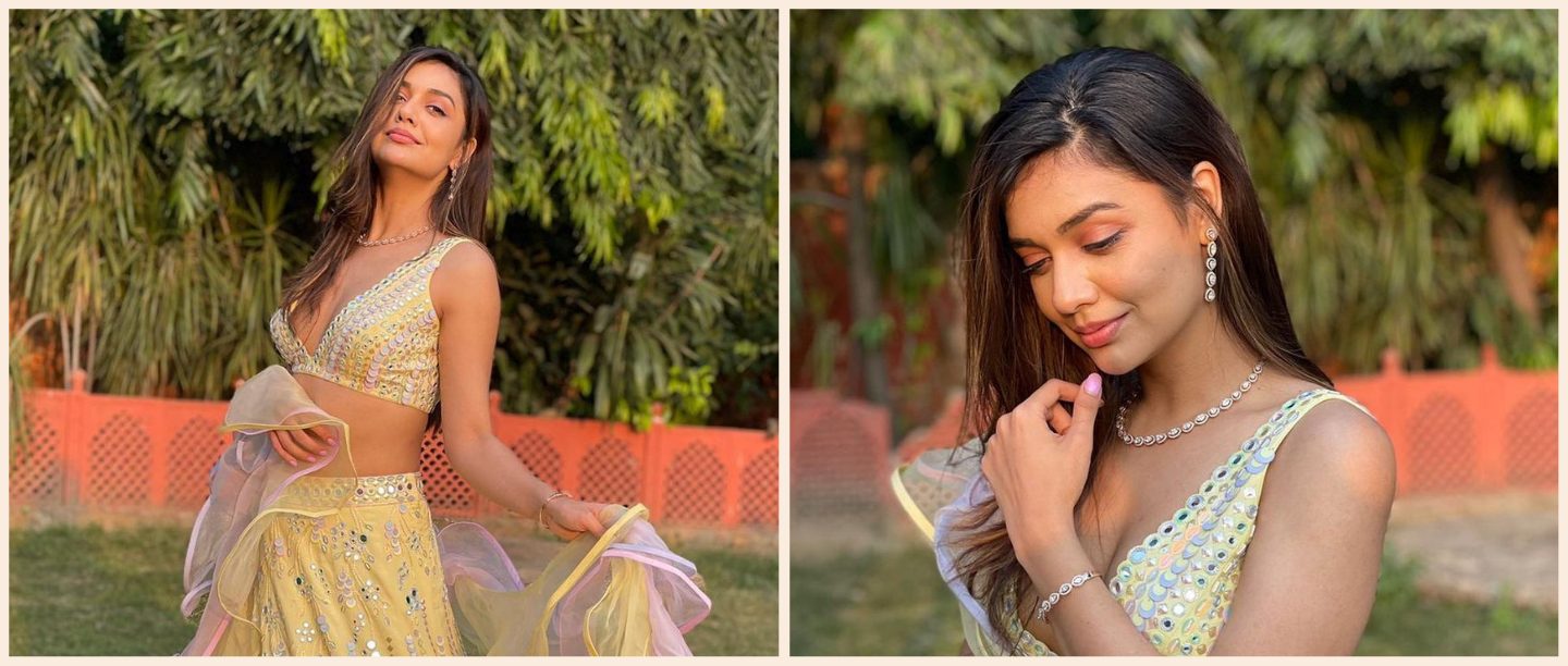 Divya Agarwal Is Serving Major Wedding Makeup Inspo In This Dreamy, Pastel Look