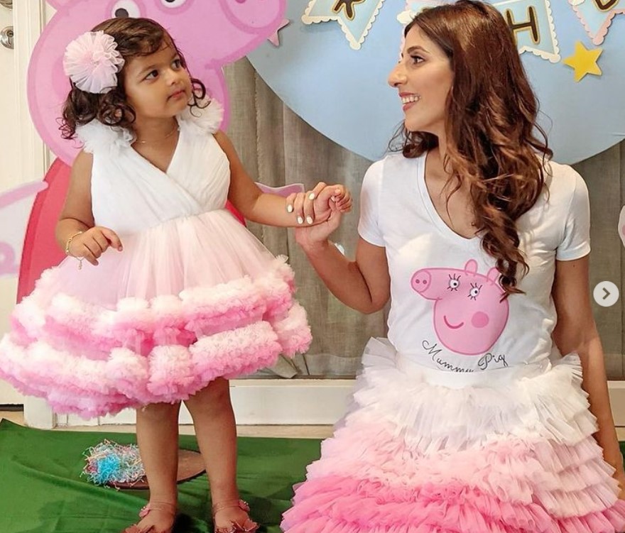 Candy Ruffle Dresses - mother daughter dresses for birthday