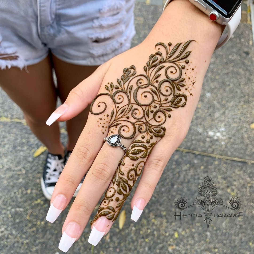 Best Arabic Mehndi Designs - 60+ Arabic Bridal Mehndi Design