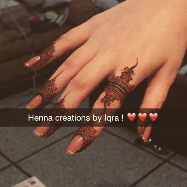 Finger Mehndi Henna Designs - RJ Henna - YouTube