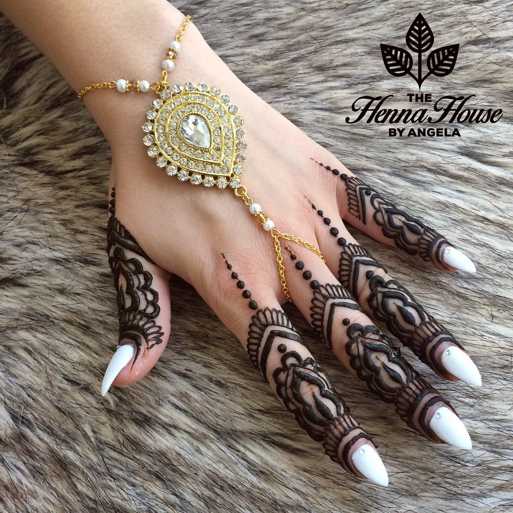 Finger Mehndi Design Latest - Henna With Jewellery