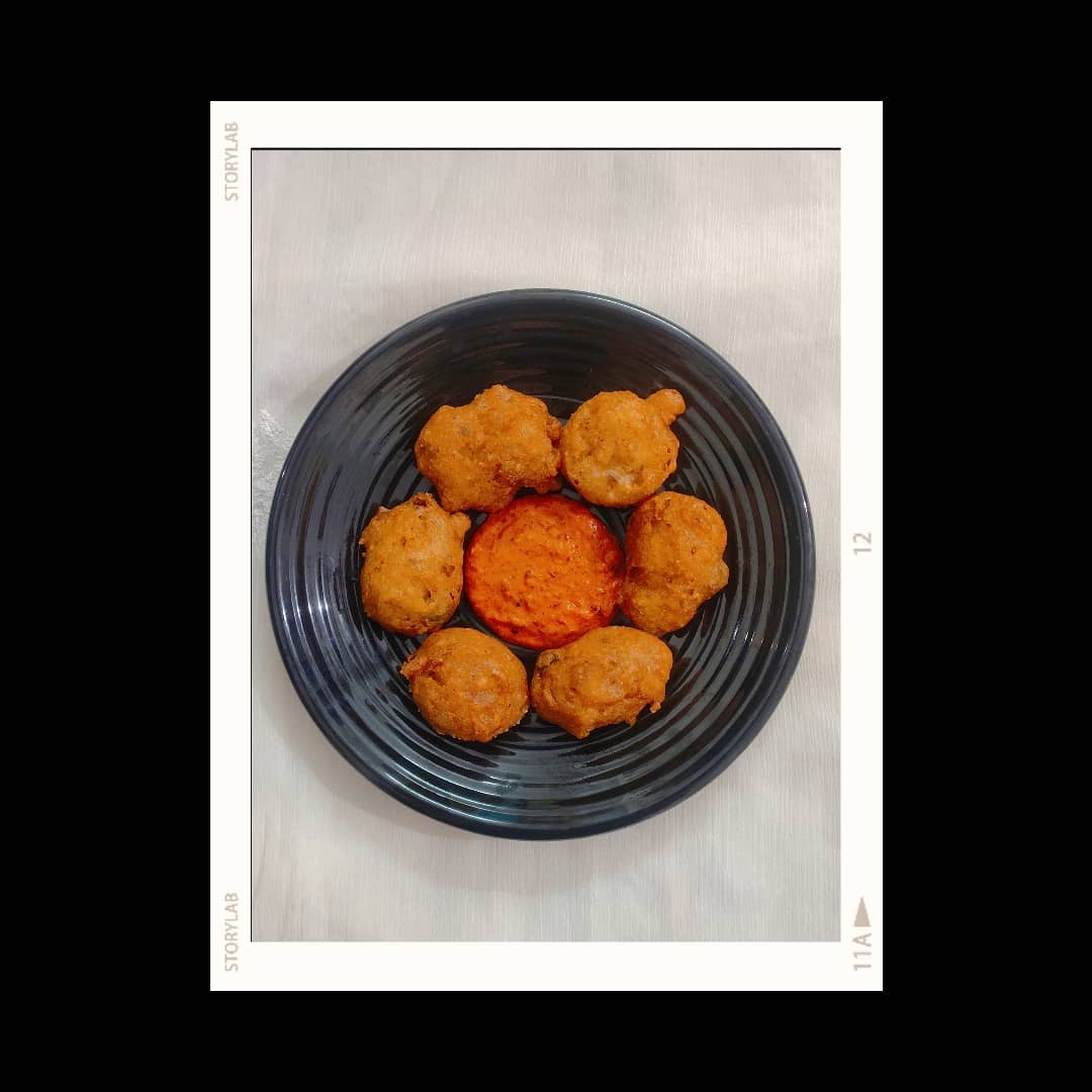 Rice Pakoras - leftover rice breakfast recipe