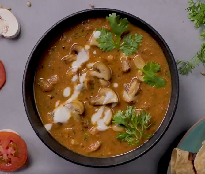 Mushroom Masala -Indian mushroom recipes
