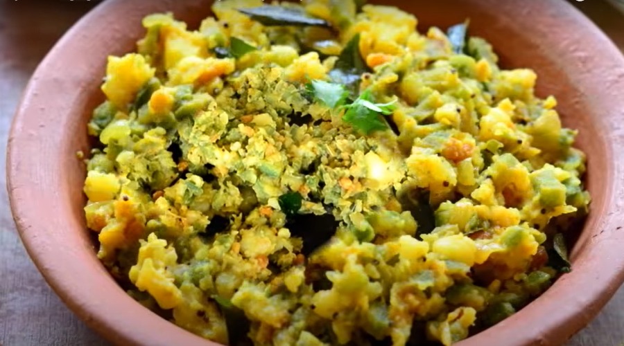 South Indian Turai Recipes - Ridge Gourd And Potato Poriyal