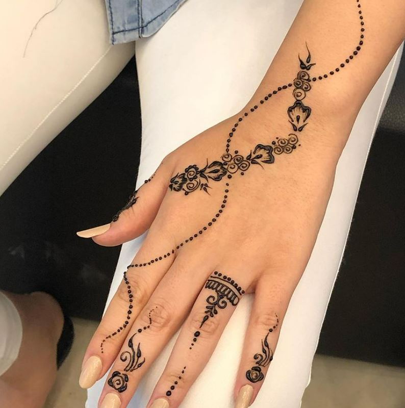 mehandi design #arabic mehndi designs #bridal mehndi designs #Indo-Arabic  mehndi designs Images • Annu saini(Durga) (@durgamakeover08) on ShareChat