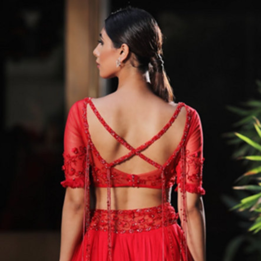 Net Blouse Design Net Wala Blouse Design Back Side Net Ke Blouse