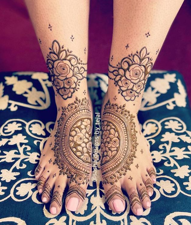 85+ Best Leg Mehandi Design Photos (Bridal Collection) - eAcademy