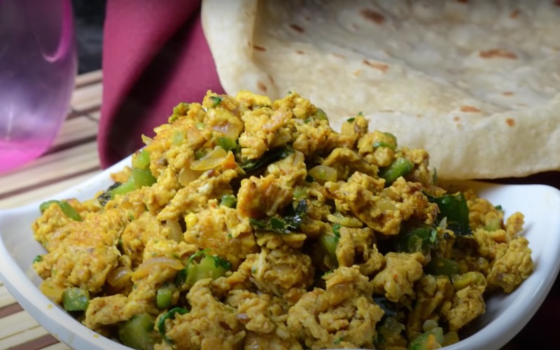 Ridge Gourd Recipe - Egg Stir Fry with Ridge Gourd