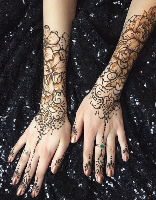 Full Arm Mehndi Design By Sobia's Salon - Latest Mehndi Designs