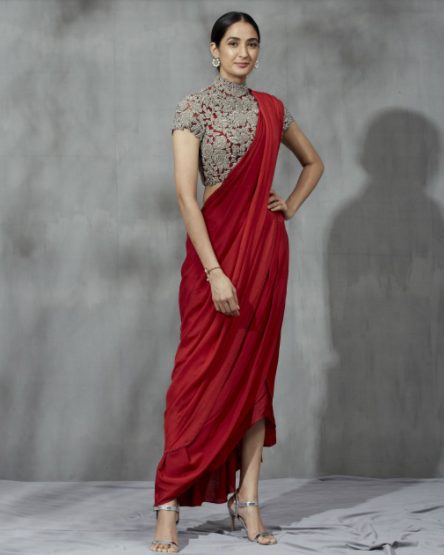 Lycra Ready to wear Saree at Rs 525 in Surat | ID: 2850209831273