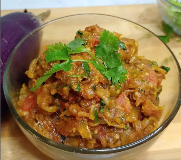 Baingan Bharta veg dinner recipe