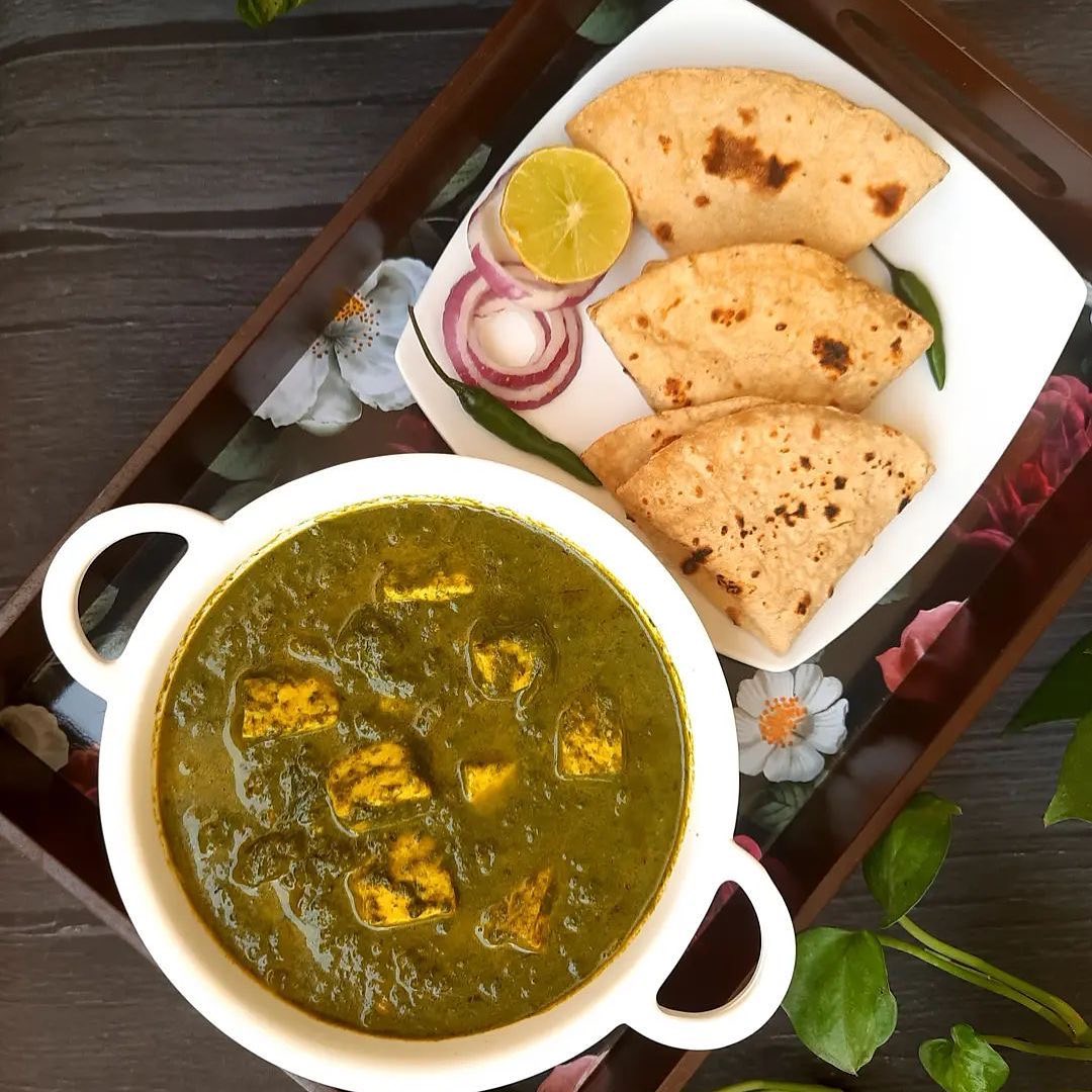 Palak Paneer veg dinner recipe