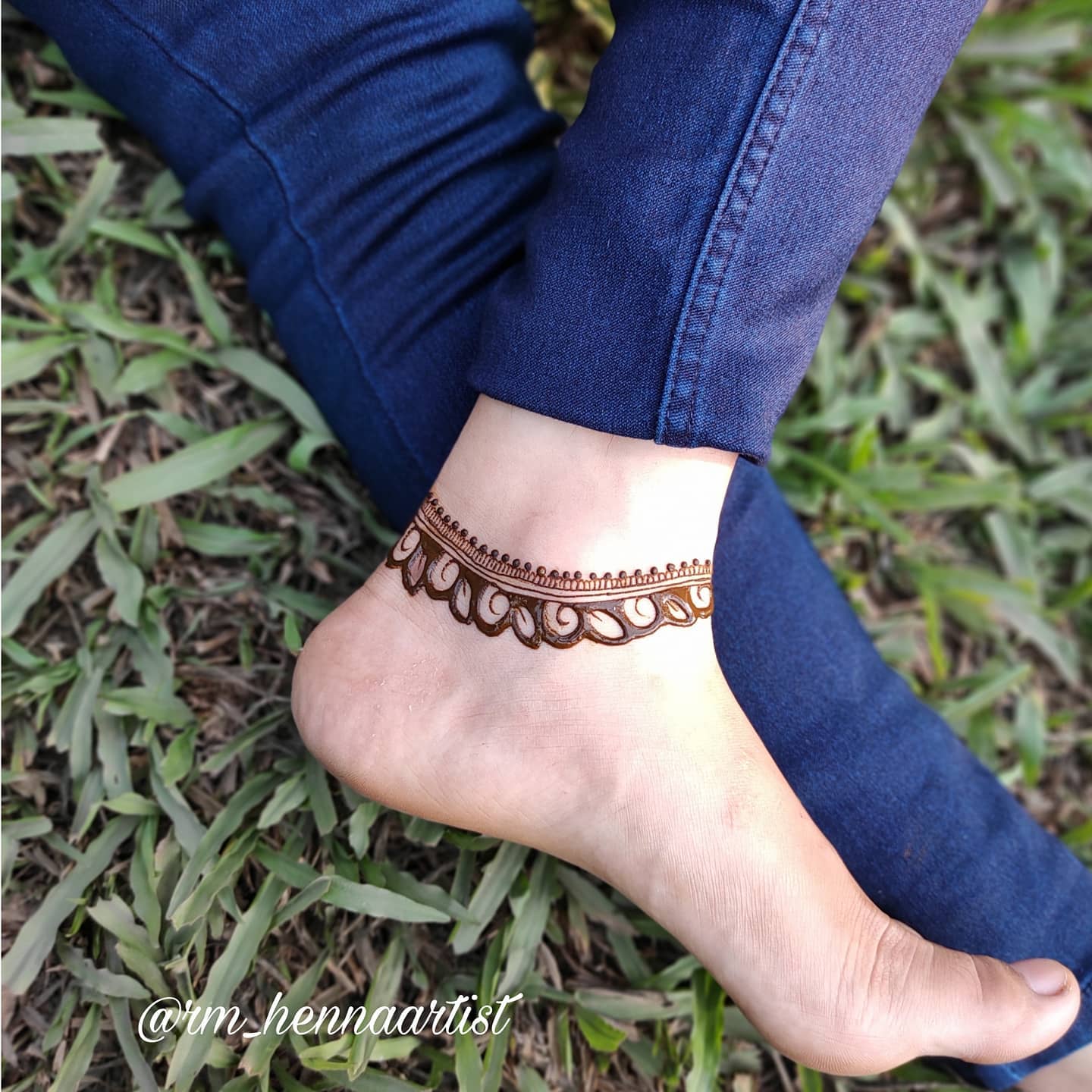 Henna tattoo on foot on a Hindu wedding eve in the island of Mauritius,  Stock Photo, Picture And Rights Managed Image. Pic. IBR-6652718 |  agefotostock