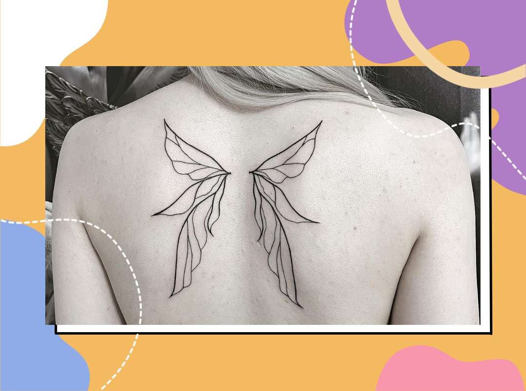 Wings on the rib, side piece | Wings tattoo, Wing tattoo, Rib tattoo