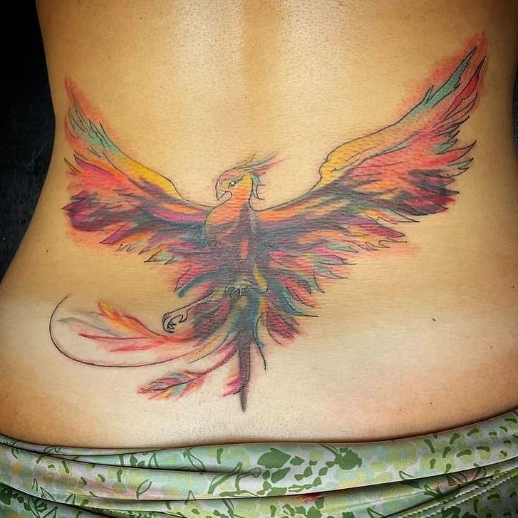 20 Beautiful Phoenix Tattoo Ideas For Ladies - Styleoholic