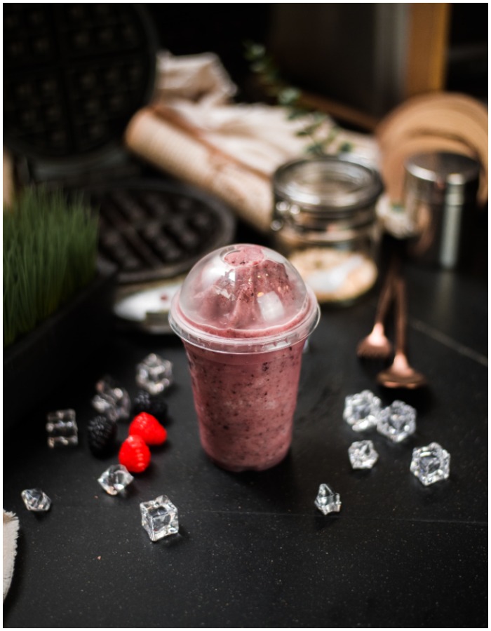 Blueberry Protein Shake -homemade protein shakes for weight loss