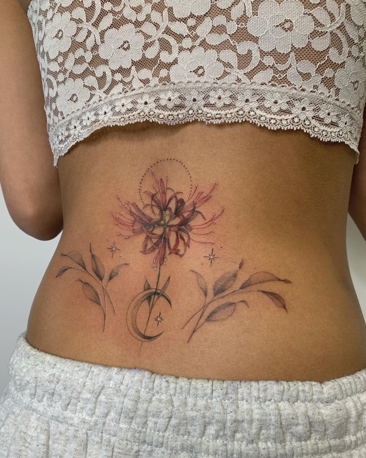 Lotus flower  Lower back tattoos Back tattoo women Back tattoos