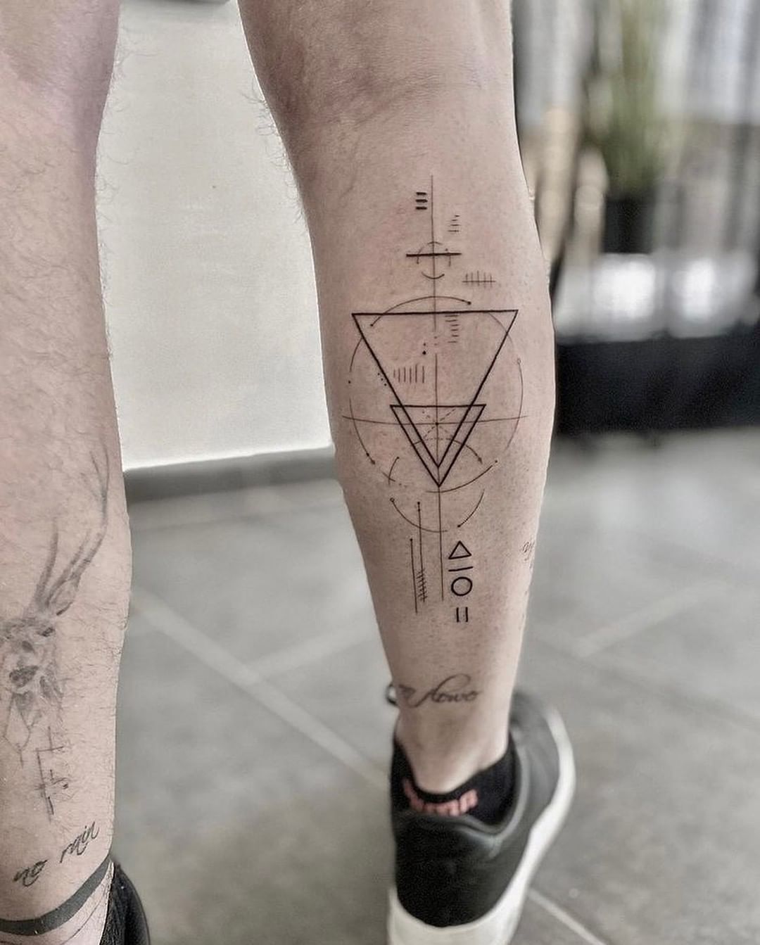 Triangular Prisma Band Tattoo On Arm  Tattoo Ink Master