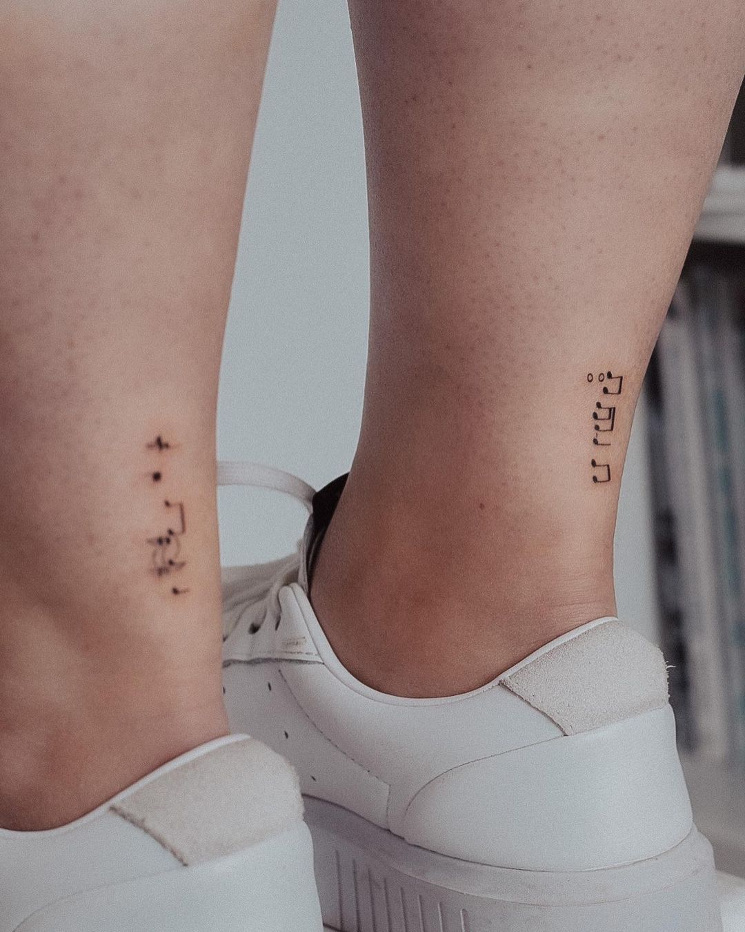 Music Note Ankle Tattoos