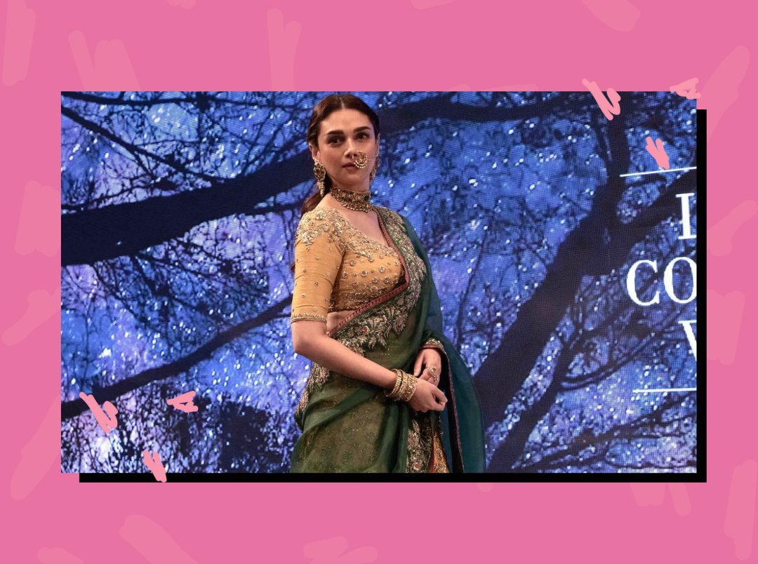 Aditi Rao Hydari Channels Regal Glamm During The Anju Modi Fashion Show