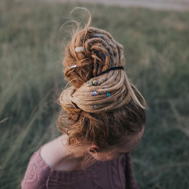 Dread Bun Dreadlock Hairstyles