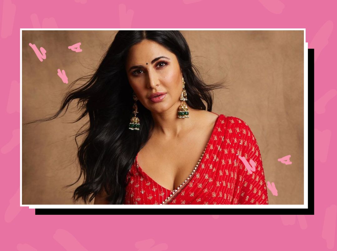 Katrina Kaif’s Pataka Red Makeup Matched Her Ravishing Red Saree &amp; We’re Here For It