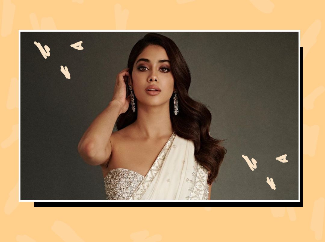 Janhvi Kapoor Is A Vision In White &amp; Her Beauty Game Spills Old World Glamm