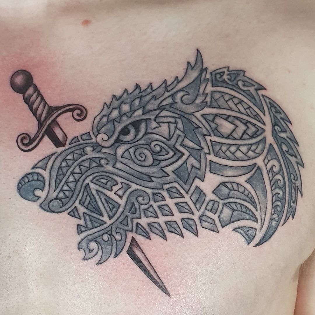 Wolf Celtic Tattoo by taranthor on DeviantArt