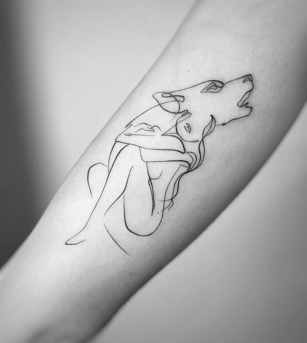 Ashink tattoos  Wolf Tattoo by Ashwani sharma  Facebook