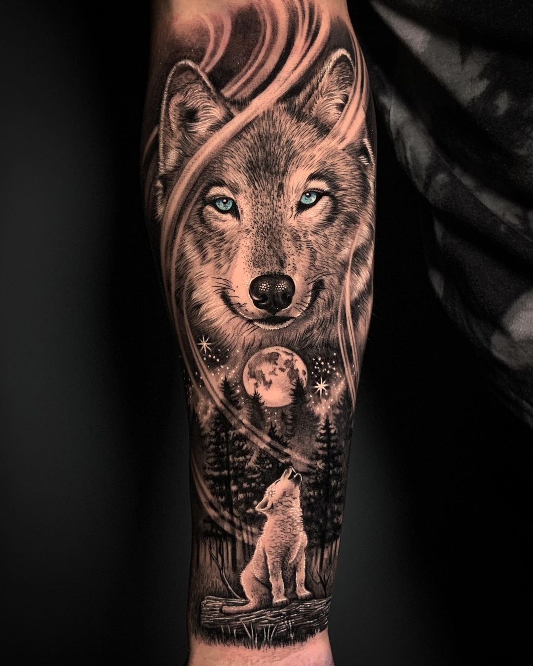 Top 74+ wolf on forearm tattoo - thtantai2