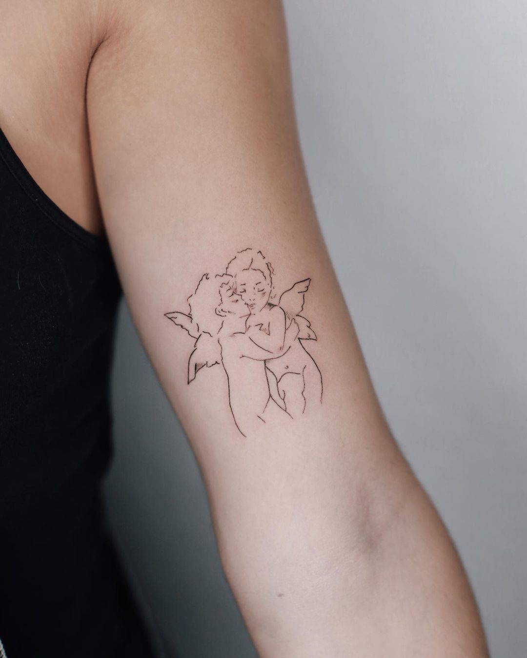 Cherub Sleeping on a Cloud Semi-Permanent Tattoo - Set of 2 – Tatteco