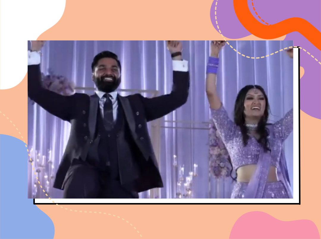 This Bride &amp; Groom Just Gave Ball Dance A Desi Makeover With Their Slow Bhangra