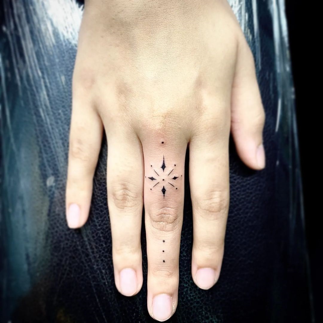 Pin by Jaime Masetta on tattoos | Finger tattoos, Hand tattoos for women,  Cute hand tattoos