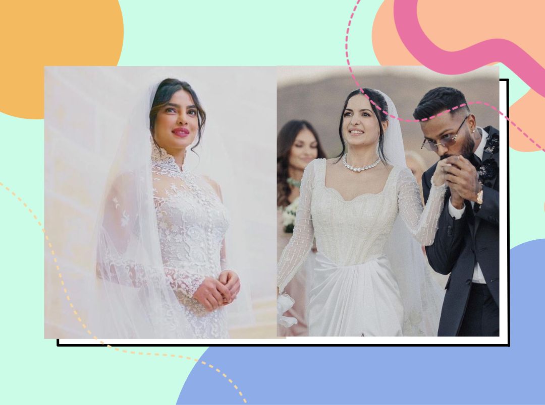 Proof That Natasa &amp; Priyanka Chopra’s Bridal Beauty Looks Are Almost The Same