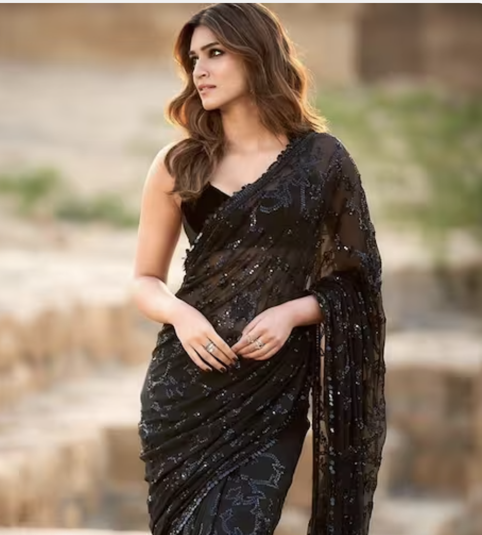 Afternoon Party Wear Designer Silk Sari | Wedding Shaadi Dress