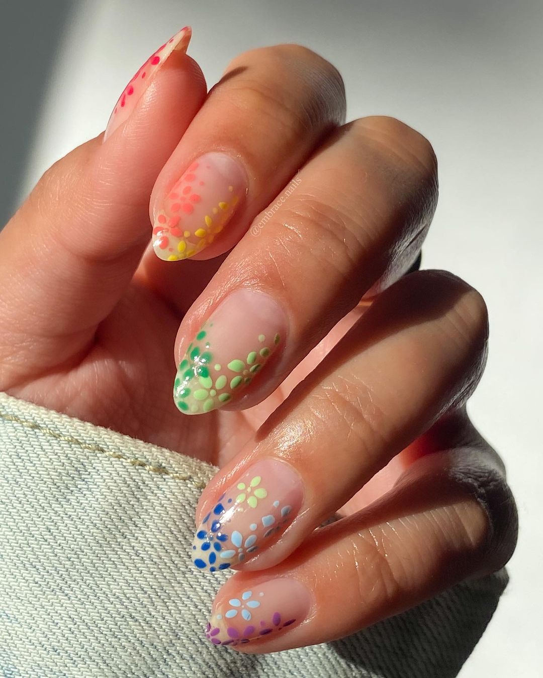Easy and Colorful Holi Nail Art Tutorial
