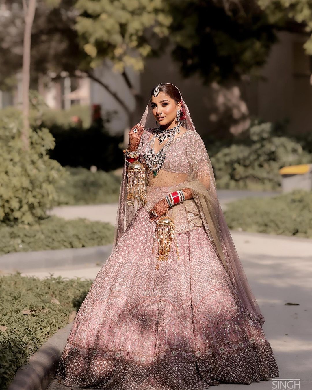 Kiara Advani in a gorgeous pastel blue and pink designer lehenga for a  wedding event in… | Indian bridesmaid dresses, Wedding lehenga designs,  Indian bridal outfits