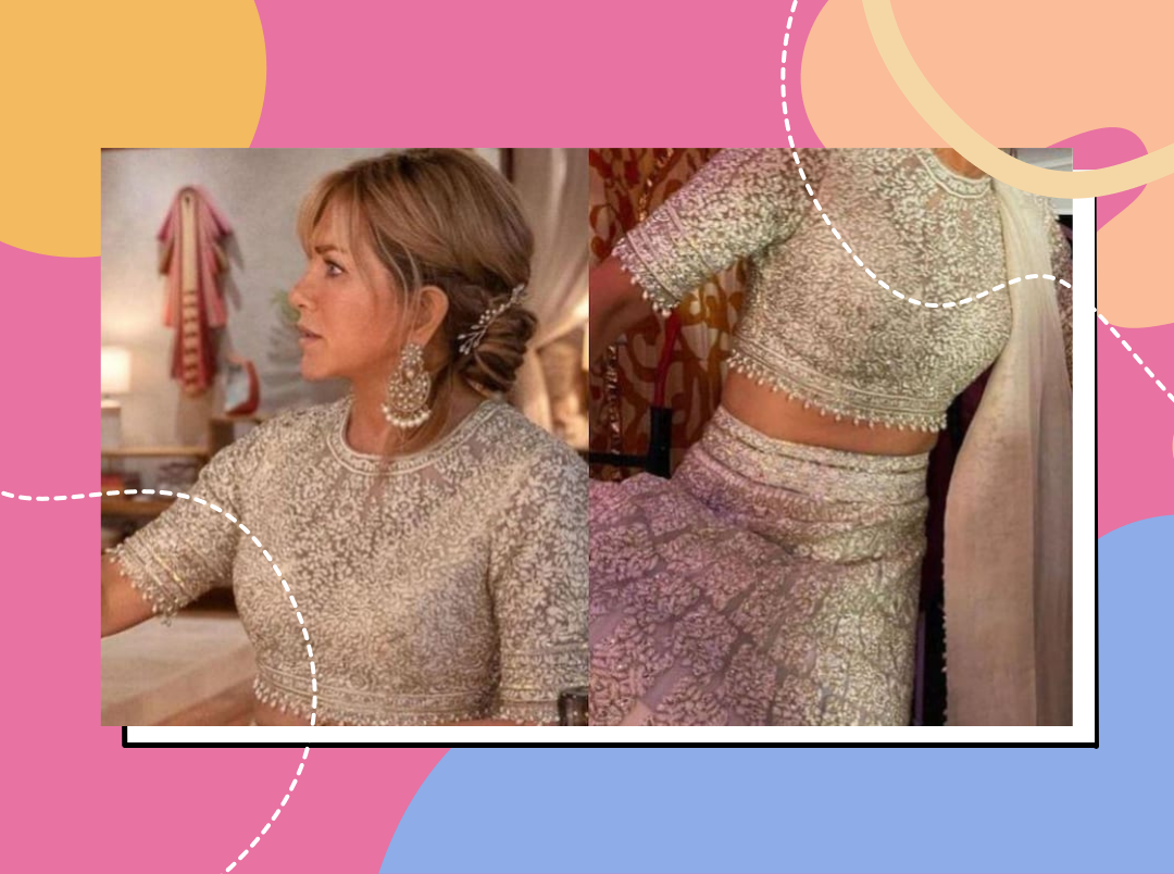 Jennifer Aniston says her Manish Malhotra lehenga in Murder Mystery 2 was  heavy