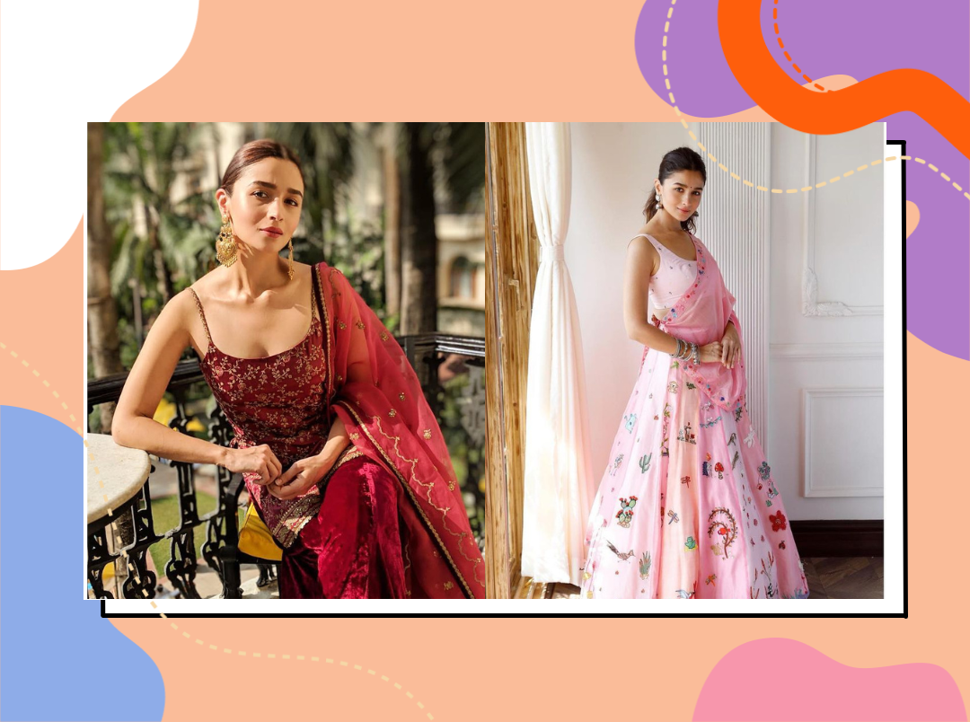 alia bhatt in traditional outfits