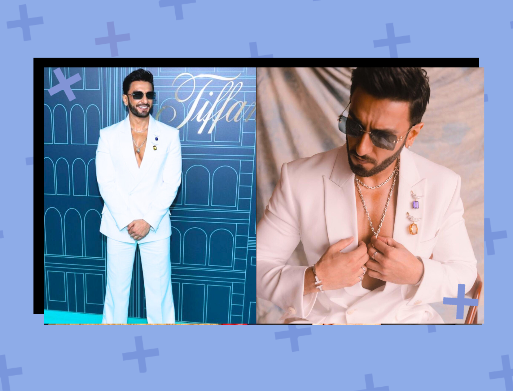 Ranveer Singh In A Classic White Suit For Tiffany And Co